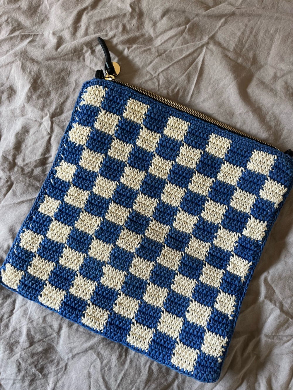 Clare V Crochet Cotton Foldover Clutch - Picture 6 of 8